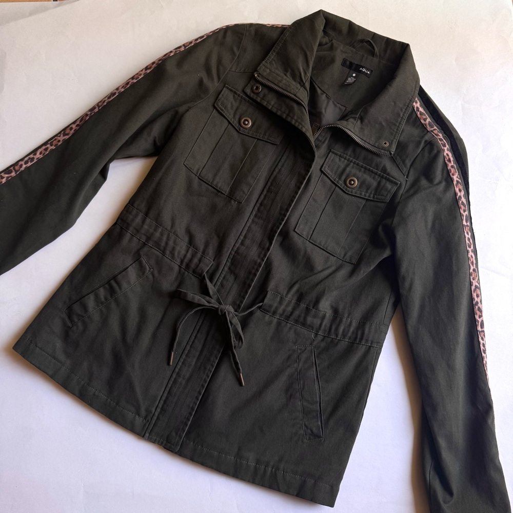 Aqua Khaki Green Field Jacket